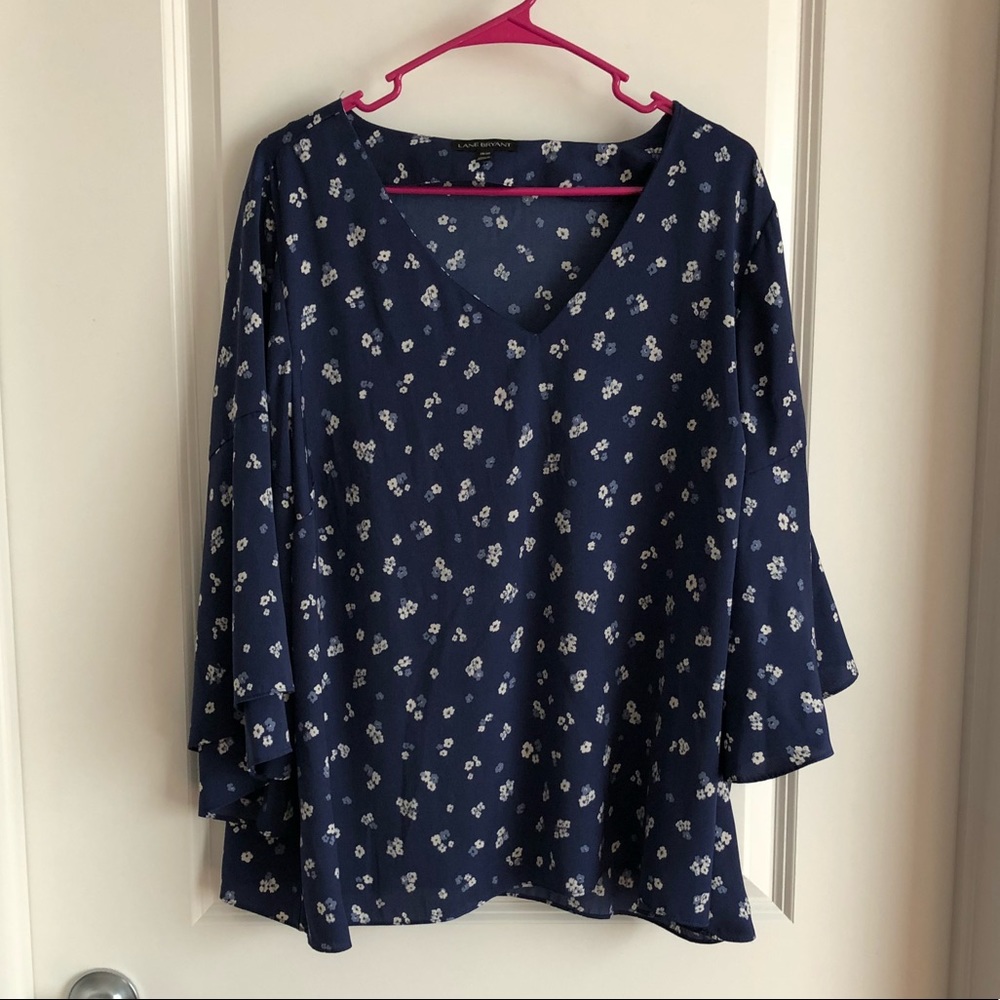 Lane Bryant Flower Shirt